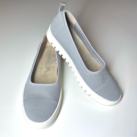 Vionic Womens Uptown Skimmer Shimmer Gray Knit Slip-on Comfort Shoes Size 7.5 - Picture 7 of 10